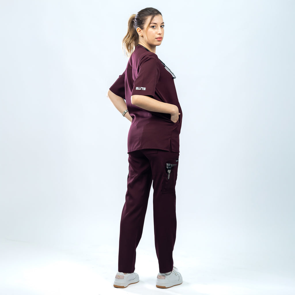 Athletic Fit - Aubergine | Femme