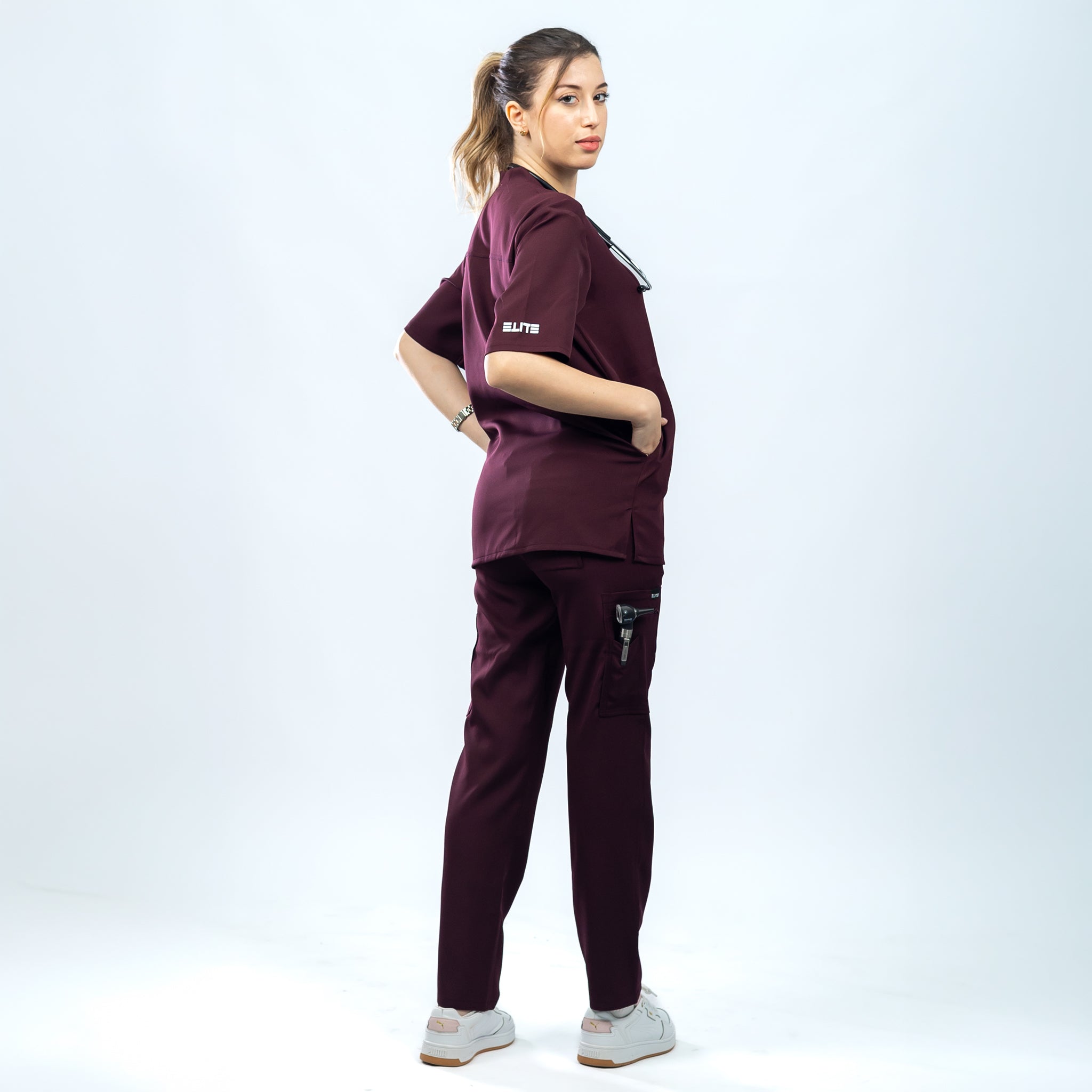 Athletic Fit - Aubergine | Femme