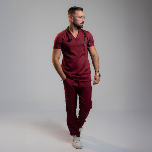 Athletic Fit - Burgendy | Homme