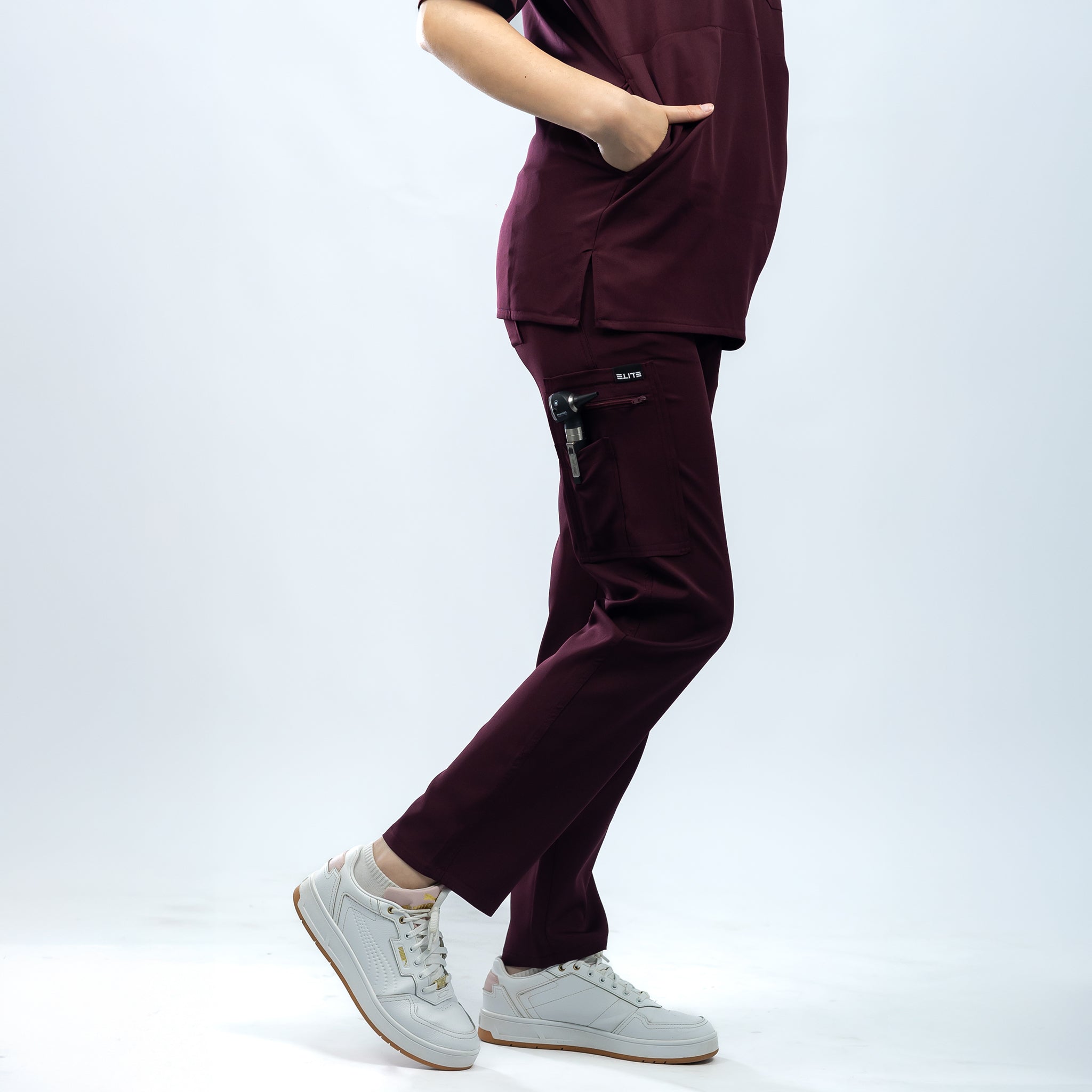 Athletic Fit - Aubergine | Femme