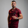 Athletic Fit - Burgendy | Homme