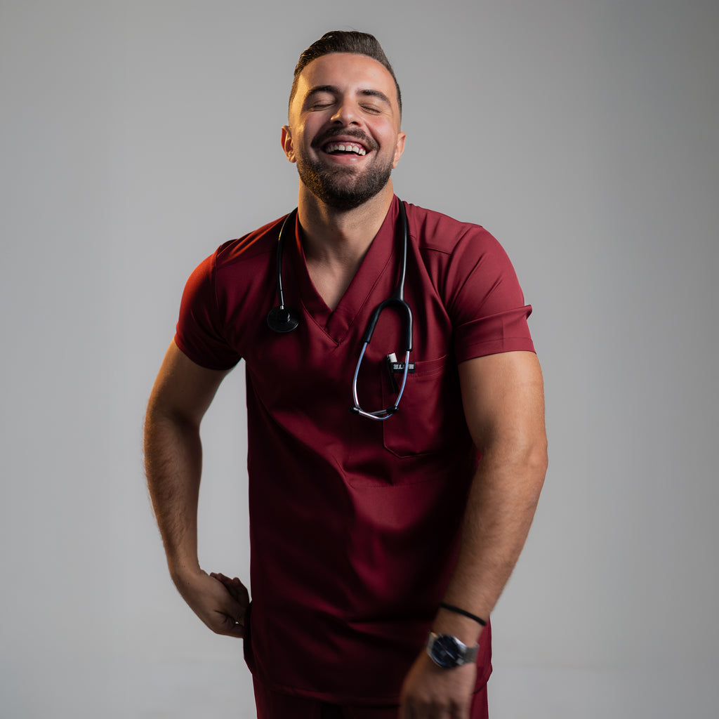 Athletic Fit - Burgendy | Homme